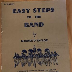 Easy Steps To The Band B Flat Clarinet By Maurice Taylor Clarinet Sheet Music
